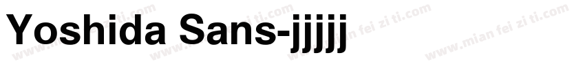 Yoshida Sans字体转换